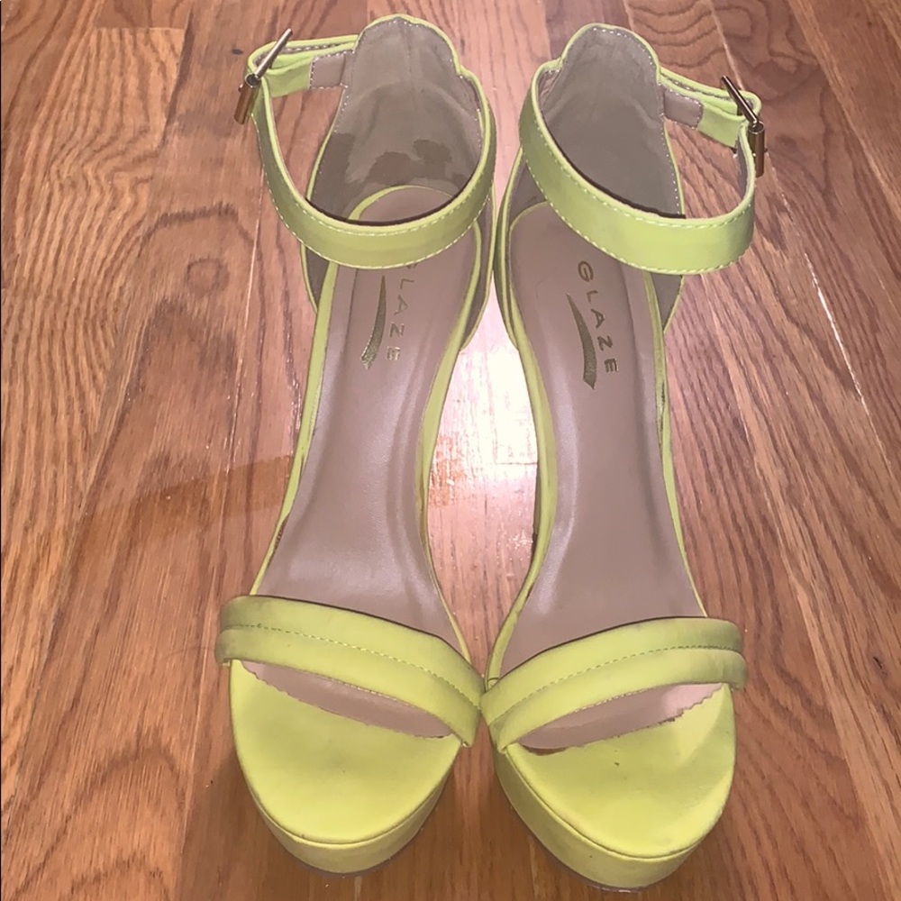 Neon Yellow Pumps